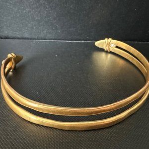 Tory Burch Gold Neck Cuff